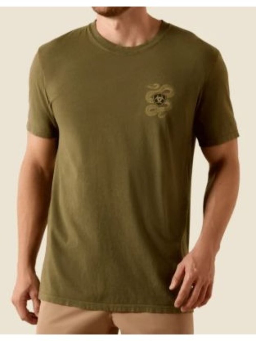 Ariat Snake Classic SS Tee XXL Four Leaf Clover NWT